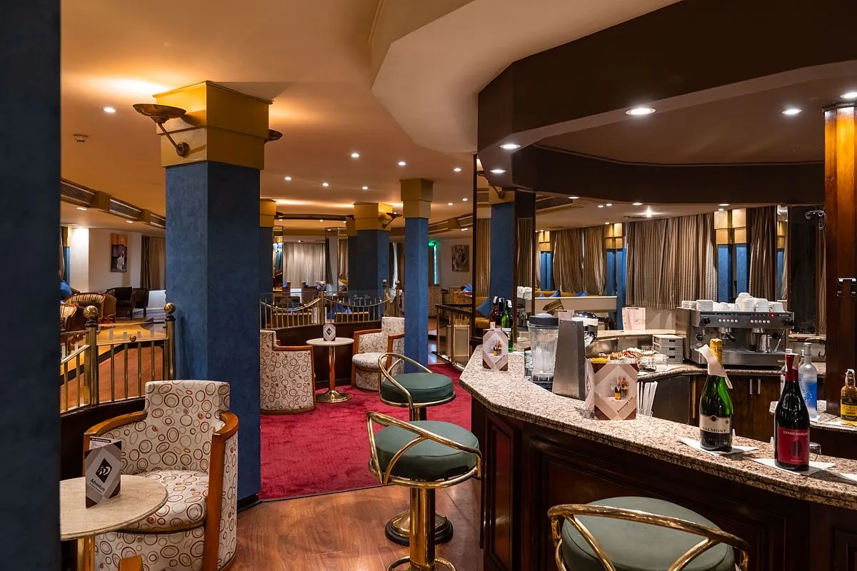 Lounge aboard the Kira Nile Cruise Nile cruise